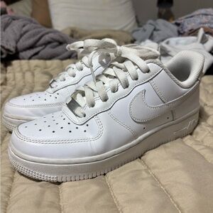 Nike All-White Low-Top Sneakers